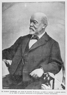 Gottlieb Daimler, German industrial pioneer, 1900. Artist: Unknown