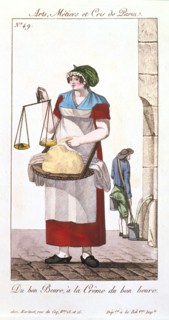 Butter seller, 1826. Artist: Unknown