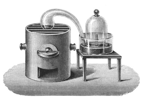 Lavoisier's investigation of the existence of oxygen in the air, late 18th century, (1894). Artist: Unknown