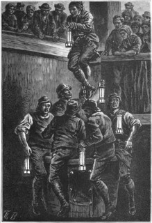 Coal mining accident, Seaham Colliery, County Durham, 1880 (c1895). Artist: Anon