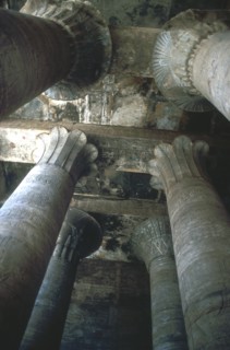 Capitals in the Hypostyle Hall, Temple of Horus, Edfu, Egypt, Ptolemaic Period, c251BC-c246BC. Artist: Unknown