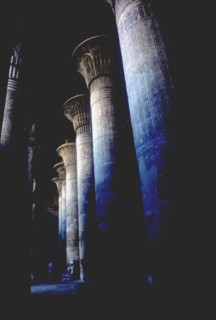 Columns of the Hypostyle Hall, Temple of Khnum, Ptolemaic & Roman Periods. Artist: Unknown