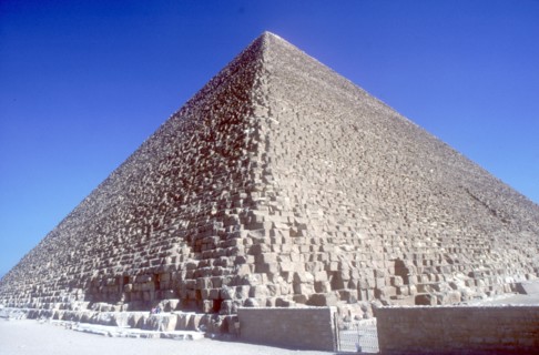 Pyramid of Khufu (Cheops), Giza, Egyptian, 4th Dynasty, 26th century BC. Artist: Unknown