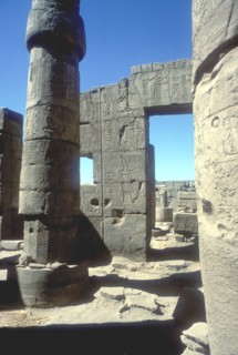 Columns, Temple of Amun, Karnak, Egypt. Artist: Unknown