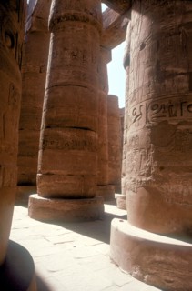 Pillars in the Great Hypostyle Hall, Temple of Amun, Karnak, Egypt, 14th-13th century BC. Artist: Unknown