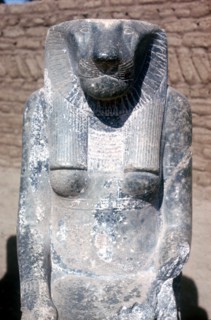 Sekhmet goddess with the head of a lioness, Temple of Amun, Karnak, Egypt. Artist: Unknown