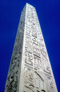 Obelisk of Ramesses II, Temple sacred to Amun Mut & Khons, Luxor, Egypt, c13th century BC. Artist: Unknown