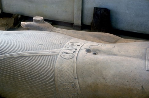 Detail from colossal statue of Rameses II, Memphis, Egypt, c13th century BC. Artist: Unknown