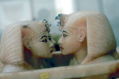 Canopic Jars from the Tomb of Tutankhamun. Artist: Unknown