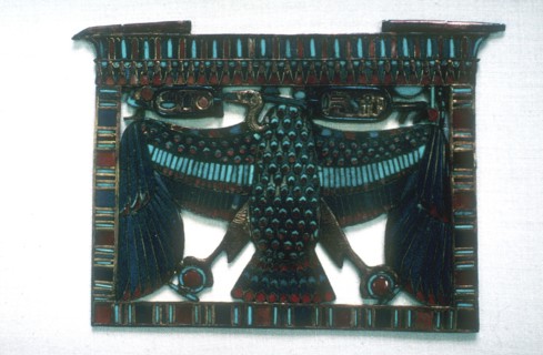 Pendant of the Vulture of Upper Egypt and two cartouches, Cairo, c14th century BC. Artist: Unknown