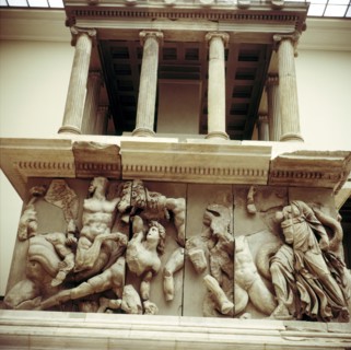 Detail of the Altar of Zeus from Pergamon, c180-c159 BC. Artist: Unknown