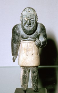 Statuette of the genie La Balafre, Bactrian, end of 3rd to the start of 2nd millenium BC. Artist: Unknown