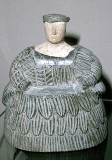 The Princess of Bactria wearing a Kaukenes dress, Bactrian, Late 3rd millenium. Artist: Unknown