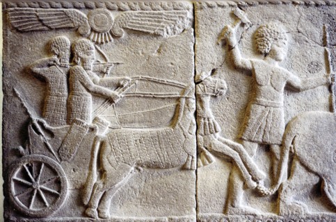 Relief of a Chariot, Hittite. Artist: Unknown