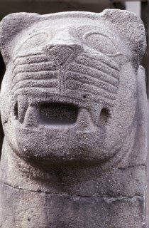 Stone carving of a lion, Hittite. Artist: Unknown
