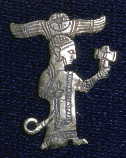 Gold Hittite figure of a king or god, The Gold Tomb, Carcemish, Turkey, c605 BC. Artist: Unknown
