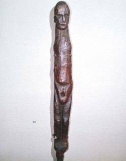 Celtic wood male idol, Ralaghan, Co.Cork, Ireland, c1st century BC. Artist: Unknown