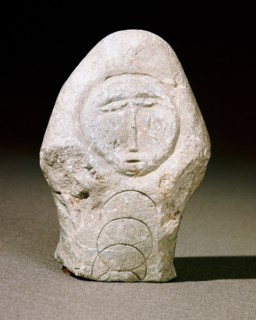 Celtic carved head, Eype, Dorset, c1st century. Artist: Unknown