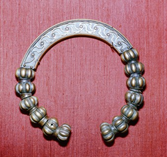 Celtic bronze collar (torc), Dumfriesshire, Scotland, c1st century. Artist: Unknown