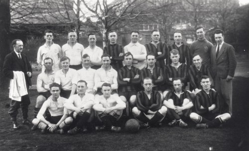 Rowntrees football teams, 1929. Artist: Unknown