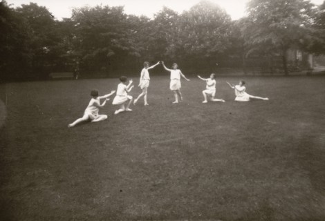Girls Greek dancing class, 1929. Artist: Unknown