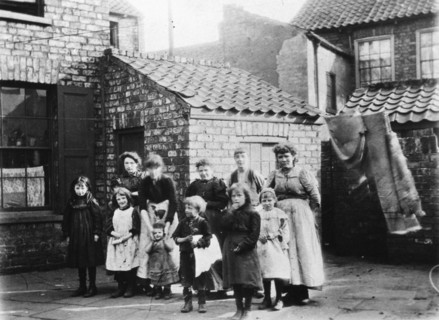 York slums, York, Yorkshire, 1901. Artist: Unknown