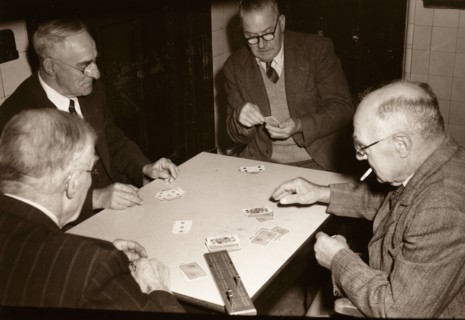 Rowntree pensioners club, York, Yorkshire, 1957. Artist: Unknown