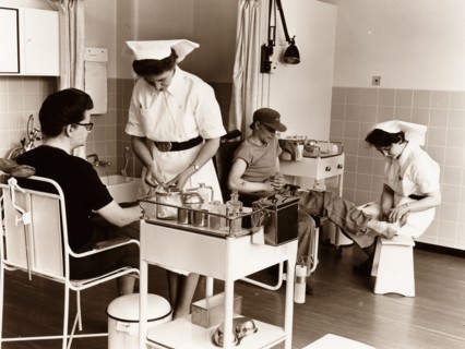 Rowntree surgery, Rowntree Factory, York, Yorkshire, 1965. Artist: Unknown