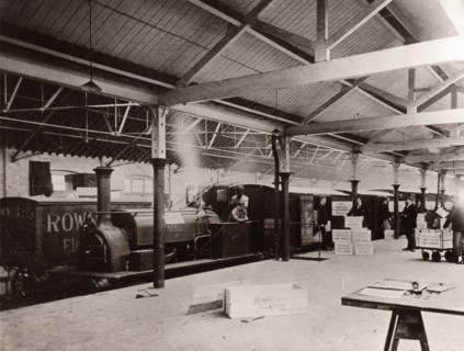 Steam train Newton  with crates of cocoa, York,  Yorkshire, 1901. Artist: Unknown