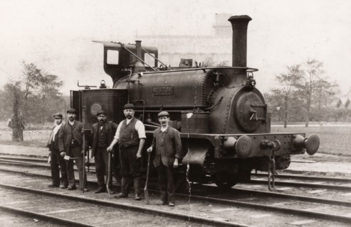 The crew of the steam train Newton,  York, Yorkshire, 1901. Artist: Unknown