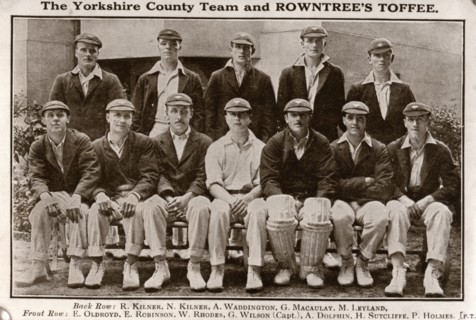 Yorkshire Cricket Team, 1922. Artist: Unknown