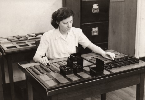 Aptitude test, Rowntree factory, York, Yorkshire,1948. Artist: Unknown