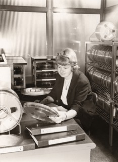 Computer department, Rowntree factory, York, Yorkshire, 1964. Artist: Unknown