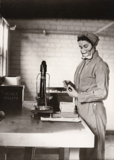 Munitions work, County Industries, York, Yorkshire, 1943. Artist: Unknown