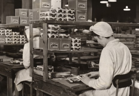 Women packing Dairy Box chocolates, Rowntree factory, York, Yorkshire, 1948. Artist: Unknown