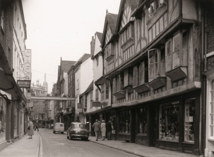 View of Stonegate, York, Yorkshire, 1959. Artist: Unknown