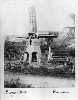 Wind powered sugar mill, Grenada, 1897. Artist: Unknown