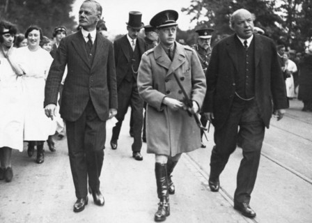 Visit of the Prince of Wales (later Edward VIII), Rowntree Factory, York, Yorkshire, 1923. Artist: Unknown