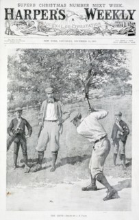 'The Drive', Harper's Weekly, December 11th 1897. Artist: AB Frost