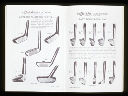 Burke Golf Company catalogue, American. Artist: Unknown