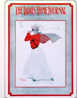 The Ladies Home Journal magazine cover, November 1901. Artist: Unknown