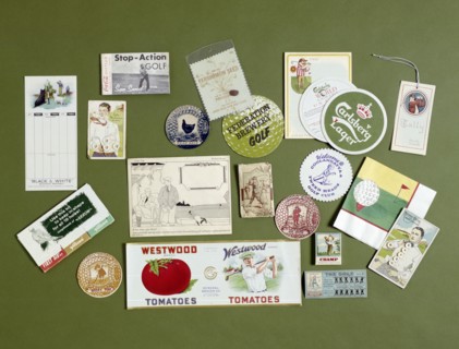 Golfing ephemera 1900 - 1990. Artist: Unknown