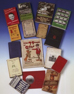 Collection of golfing books, 20th century. Artist: Unknown