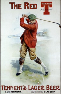 Advertisement for Tennent's Lager, Scotland, c1900. Artist: Unknown