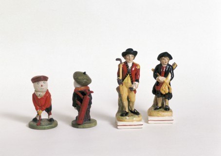 China figures, c1900-1918. Artist: Unknown