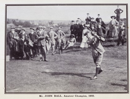 John Ball, British Amateur Champion, 1910. Artist: Unknown