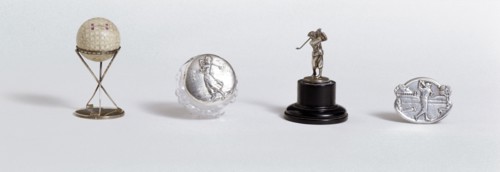 Various silver golfing trophies, c1920s. Artist: Unknown