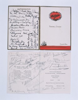 British Ladies Golf Team autographs, 1931. Artist: Unknown