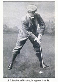 Portrait of golfer JE Laidlay, c1896. Artist: Unknown