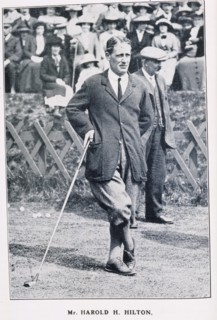 Harold H Hilton, golfer, c1900. Artist: Unknown